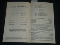 1972 THE DAY AFTER THE FAIR LYRIC THEATRE PROGRAM - FRANK HARVEY - J 4286