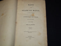 1821 LAWS OF THE STATE OF MAINE VOLUME NO. 2 - BRUNSWICK - KD 6263G