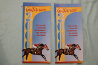1985-2007 GULF STREAM PARK HORSE RACING PROGRAMS - LOT OF 62 - O 3957