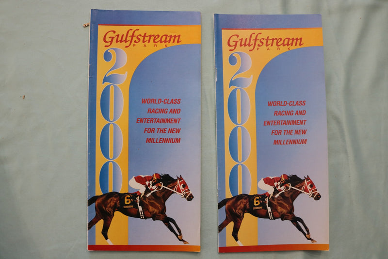 1985-2007 GULF STREAM PARK HORSE RACING PROGRAMS - LOT OF 62 - O 3957