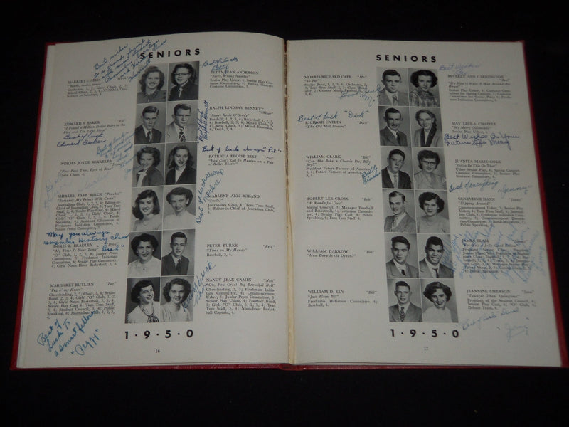 1950 TOM TOM OWEGO FREE ACADEMY YEARBOOK - OWEGO NEW YORK - YB 1448