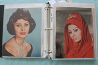 HOLLYWOOD PHOTO ALBUM - SOPHIA LOREN - GEORGE NADER - CAROLE LOMBARD - E 26486