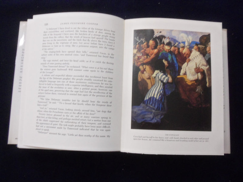 1947 THE LAST OF THE MOHICANS HARDCOVER BOOK BY COOPER, ILLUS, BY WYETH- KD 8581