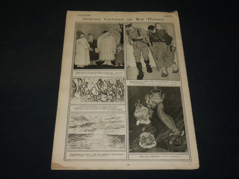 1915 DEC 9 NEW YORK TIMES MID-WEEK PICTORIAL SECTION - WOODROW WILSON - NP 2399B