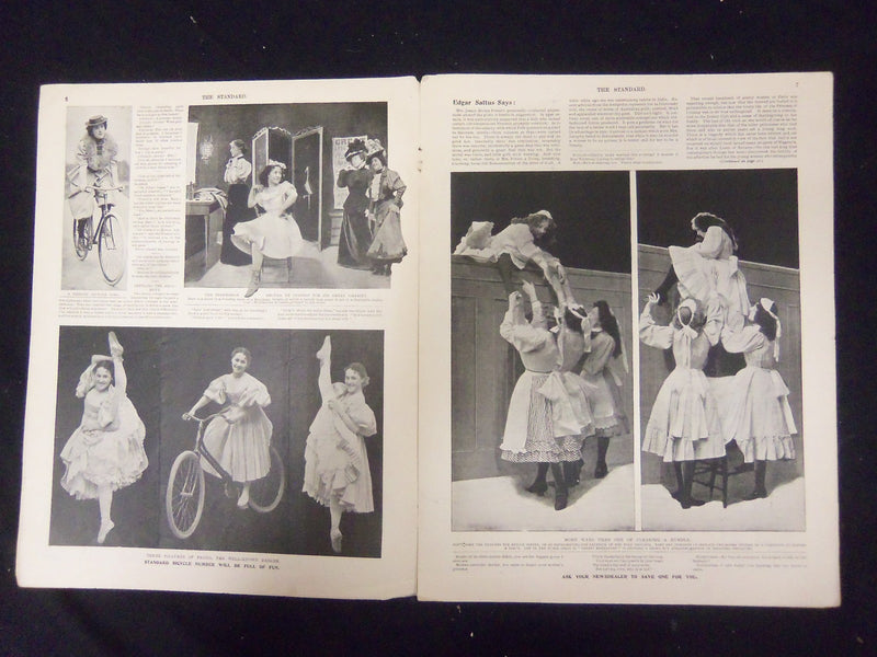 1897 MAY 29 THE STANDARD MAGAZINE - A SOCIETY WOMAN'S CAREER - ST 3226
