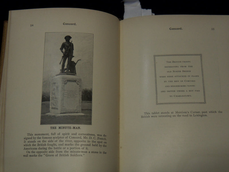 1897 HISTORIC HOUSES AND SPOTS IN CAMBRIDGE MASS. BOOK BY J. W. FREESE - K 2102