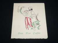 1940'S S. HARMON & CO. BROCHURE - DRESS WEAR COMFORT - LONDON - J 6233