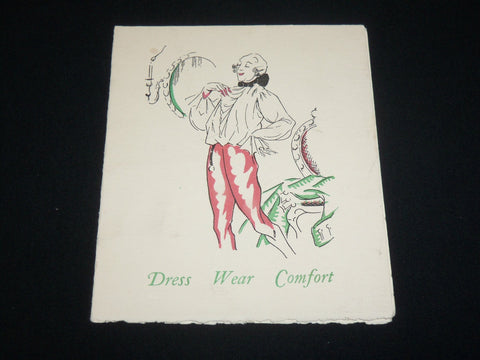 1940'S S. HARMON & CO. BROCHURE - DRESS WEAR COMFORT - LONDON - J 6233
