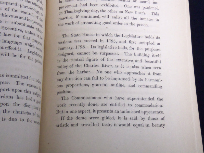 1861 NATHANIEL P. BANKS VALEDICTORY ADDRESS - MASSACHUSETTS - J 8948