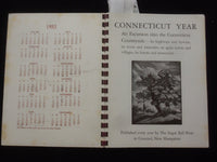 1953 CONNECTICUT YEAR CALENDAR SOFTCOVER BOOK BY DAN STILES - J 9939