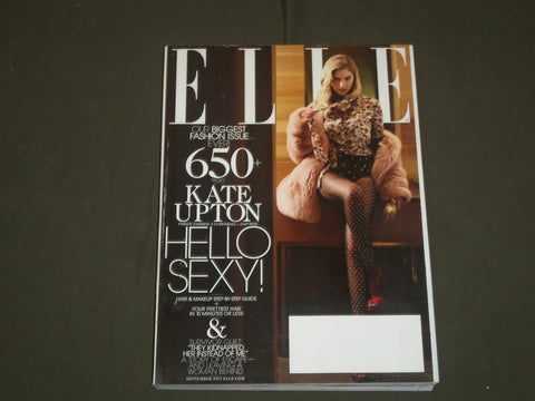 2013 SEPTEMBER ELLE MAGAZINE - KATE UPTON COVER - B 1908