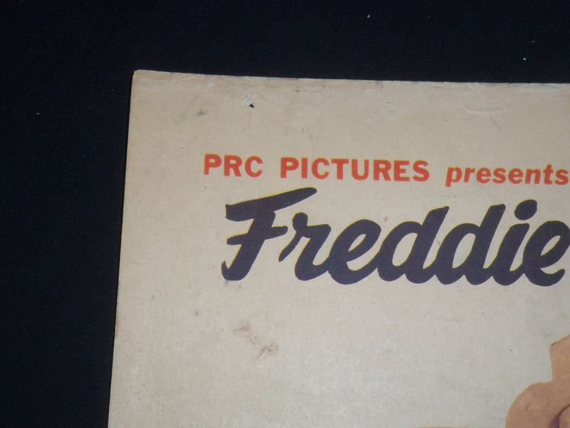 1944 THE TOWN WENT WILD 1/2 SHEET MOVIE POSTER - FREDDIE BARTHOLOMEW - P 484