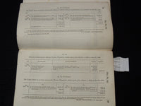 1850 APRIL 9 INDIAN DISBURSEMENTS BULLETINS - TREASURY AUDITOR LOT OF 8 - K 2030