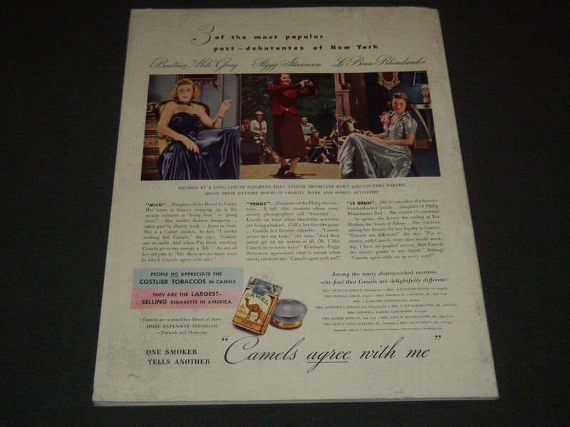 1938 OCTOBER THE STAGE MAGAZINE - VICTOR MOORE - GREAT PHOTOS & ADS - ST 75