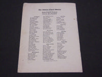 1910 THE INDIANA MUSIC FESTIVAL PROGRAM - NORMAL CONSERVATORY OF MUSIC - J 2098
