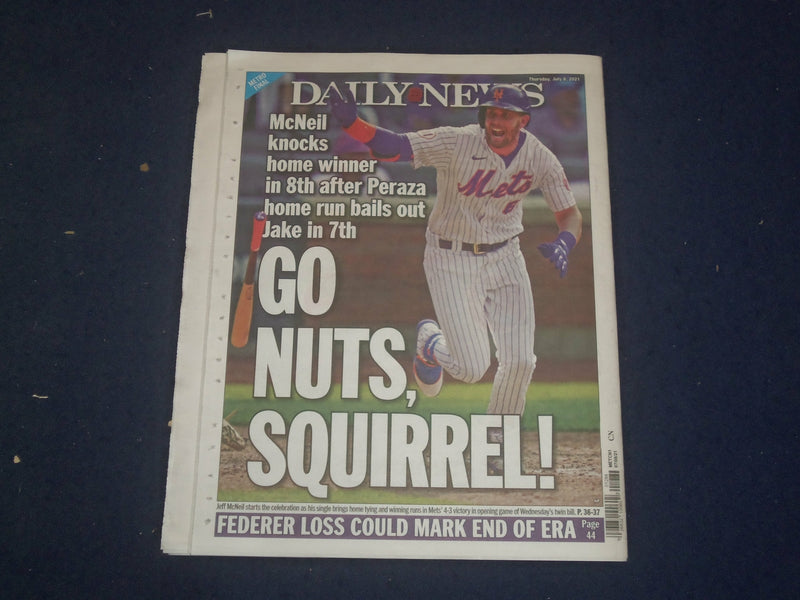 2021 JULY 8 NEW YORK DAILY NEWS NEWSPAPER-1ST RESPONDERS CANYON OF HEROES PARADE