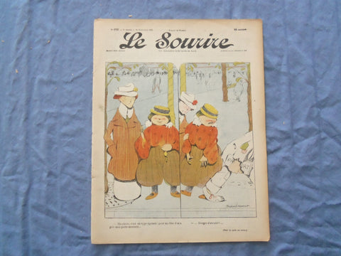 1903 NOV 14 LE SOURIRE MAGAZINE - ILLUSTRATED COMEDY - FRENCH TEXT - SP 4866A