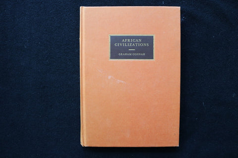 1987 AFRICAN CIVILIZATIONS HARDCOVER BOOK BY GRAHAM CONNAH - KD 9738