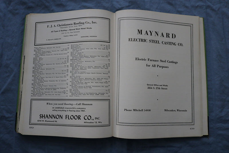 1953 THE HILLTOP MARQUETTE UNIVERSITY YEARBOOK - MILWAUKEE, WISCONSIN - YB 3411