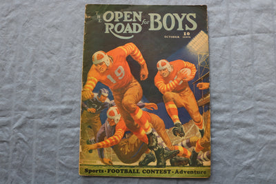1939 OCTOBER THE OPEN ROAD FOR BOYS MAGAZINE - FOOTBALL CONTEST - ST 5510L