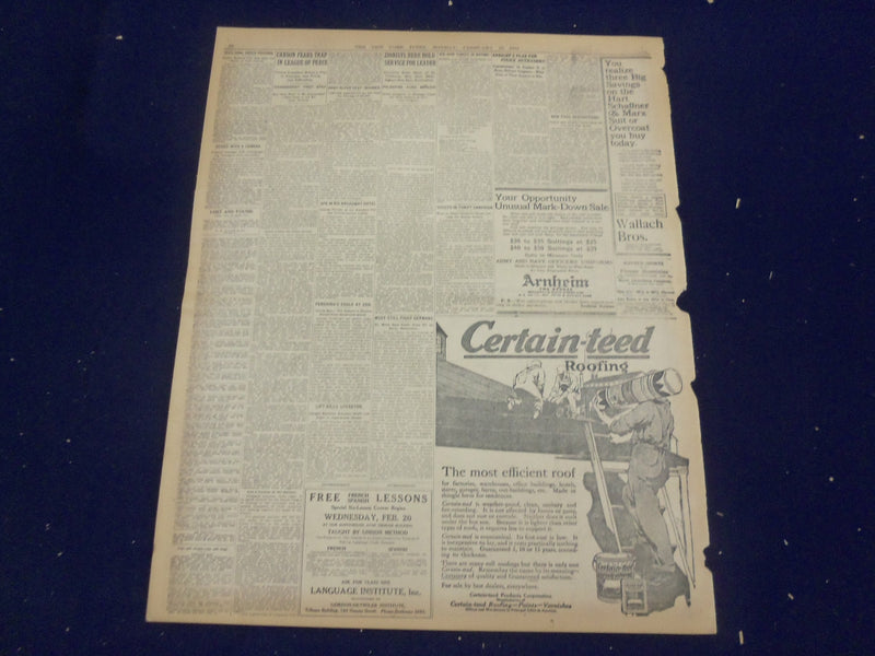 1918 FEBRUARY 18 NEW YORK TIMES - MARAUDING SOLDIERS IN CETROGRAD - NT 8245