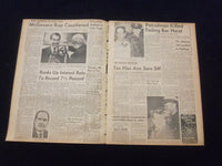 1969 MAR 18 BOSTON RECORD AMERICAN NEWSPAPER - COP SLAIN IN CAFE HOLDUP -NP 6334