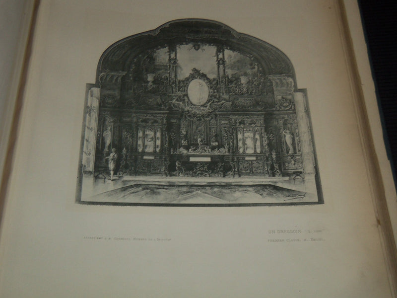 1910 CONCOURS ROVGEVIN & GODEBOEUF FRENCH ARCHITECTURE COMPETITION FOLIO - Z 267