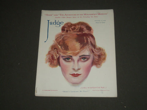 1919 SEPTEMBER 13 JUDGE MAGAZINE-J.M. FLAGG COVER-HERE'S LOOKNIG AT YOU -ST 5428