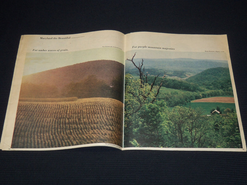 1976 JULY 4 BALTIMORE SUN MAGAZINE - MARYLAND THE BEAUTIFUL - PHOTOS - NP 8930
