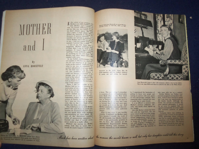 1949 AUGUST RADIO MIRROR AND TELEVISION MAGAZINE - ROSEMARY & FAMILY - SP 4781Y