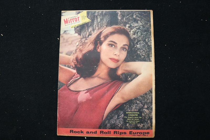 1956 DECEMBER 2 SUNDAY MIRROR MAGAZINE - PIER ANGELI COVER - E 26285