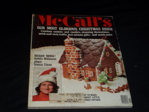 1979 DECEMBER MCCALL'S MAGAZINE - CHRISTMAS ISSUE FRONT COVER - E 741