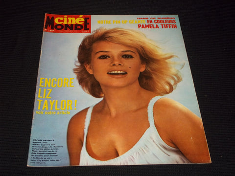 1965 DECEMBER 7 CINEMONDE MAGAZINE - SOPHIE DAUMIER COVER - E 24844