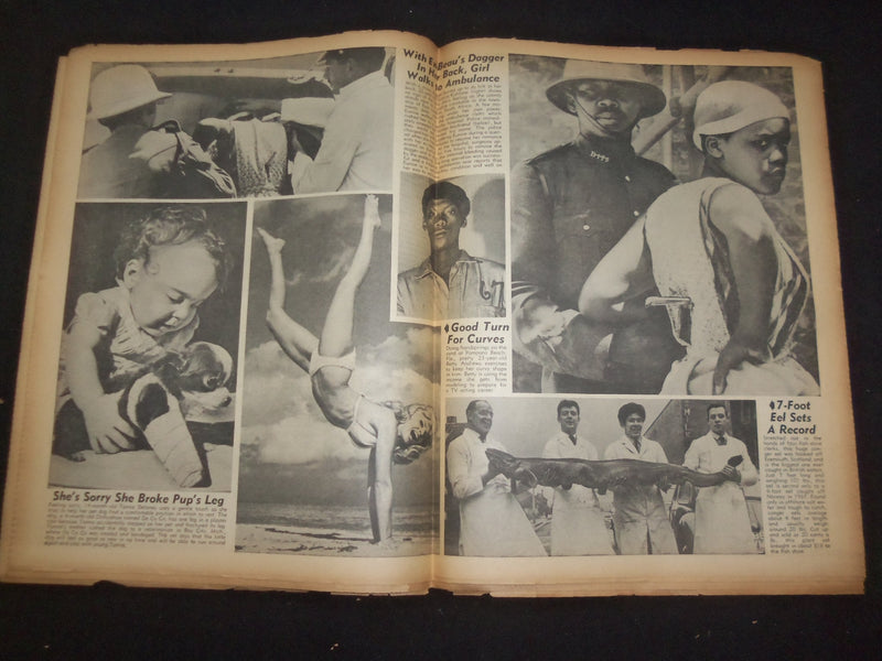 1965 MAY 2 NATIONAL ENQUIRER NEWSPAPER - LOCKS UP, STARVES HUBBY & SONS- NP 7383