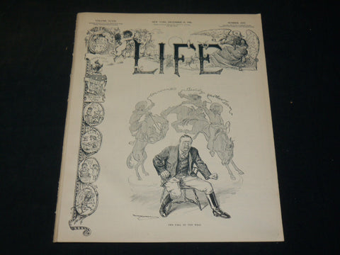 1906 DECEMBER 13 LIFE MAGAZINE - NICE COVER - JAMES M. FLAGG ILLUS. - B 4590A