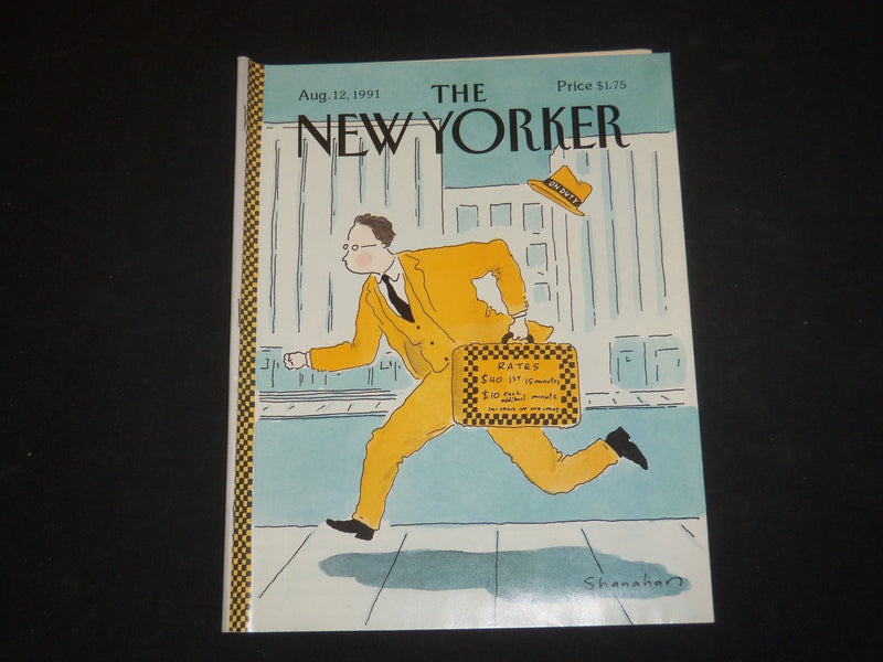 1991 AUGUST 12 THE NEW YORKER MAGAZINE - ILLUSTRATED COVER - NY 1496