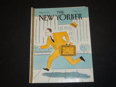 1991 AUGUST 12 THE NEW YORKER MAGAZINE - ILLUSTRATED COVER - NY 1496