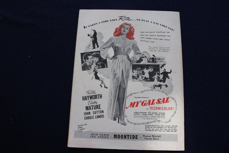 1942 MAY 9-15 MOVIE-RADIO GUIDE MAGAZINE - CHARLOTTE MANSON COVER - E 9252