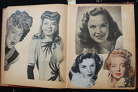 1940'S MOVIE STARS SCRAPBOOK - LANA TURNER - GREER GARSON - E 24933