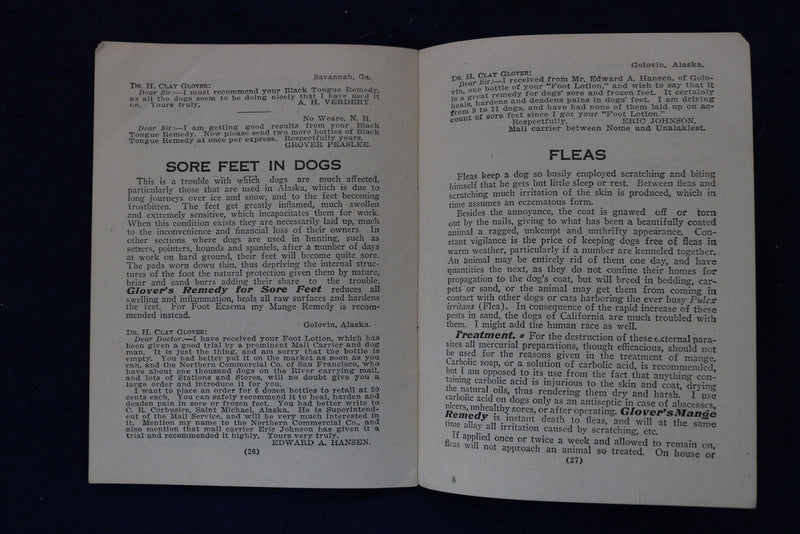 1917 DISEASES OF THE DOG AND HOW TO FEED SOFTCOVER BOOK - K 1330