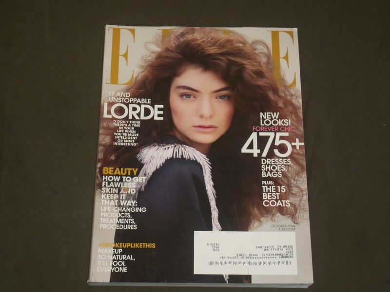 2014 OCTOBER ELLE MAGAZINE - LORDE COVER - B 1795