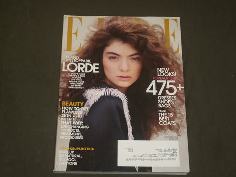 2014 OCTOBER ELLE MAGAZINE - LORDE COVER - B 1795