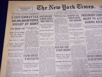 1933 MAY 9 NEW YORK TIMES - 5 CENT SUBWAY TAX - NT 4169