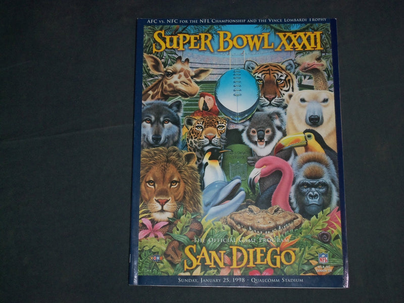 1998 JANUARY 25 SUPER BOWL XXXII PROGRAM - B 6469