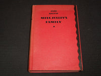 1933 MISS JOLLEY'S FAMILY HARDCOVER BOOK BY JANE ABBOTT - KD 7927