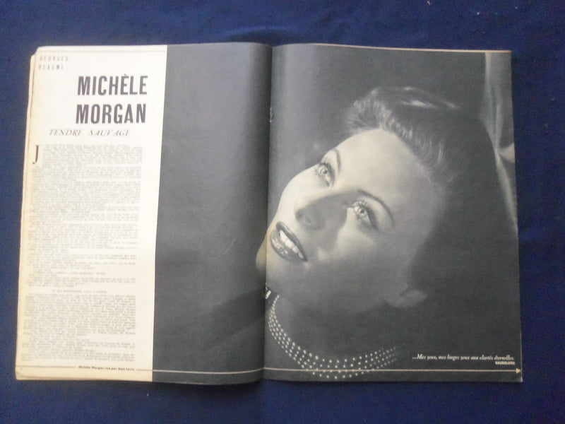 1951 NOV 24 CINEMONDE MAGAZINE-BARBARA STANWYCK COVER- FRENCH EDITION - SP 4868K