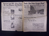 1944 MAY 28 NEW YORK SUNDAY NEWS - SHELL NAZIS' ESCAPE ROAD - NP 2191