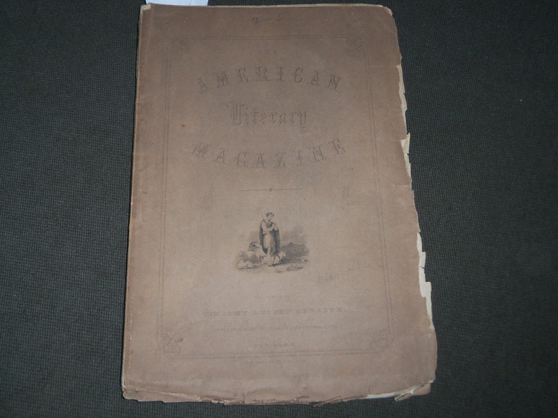 1848 THE AMERICAN LITERARY MAGAZINE VOLUME 2 NO. 5 - ALFRED TENNYSON - J 2788