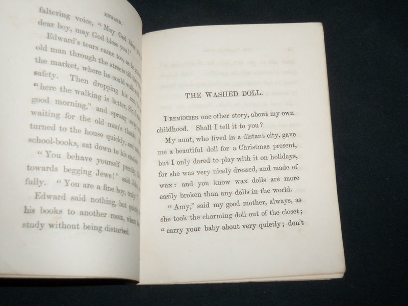 1855 THE BLIND MAN'S FRIEND AND OTHER TALES BOOK - HOLIDAY TALES - J 6759