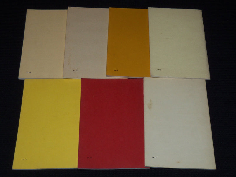 1976-1981 EN PASSANT POETRY QUARTERLY MAGAZINE LOT OF 7 ISSUES - O 2698A
